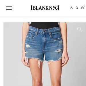 NWT BlankNYC The Barrow denim shorts
